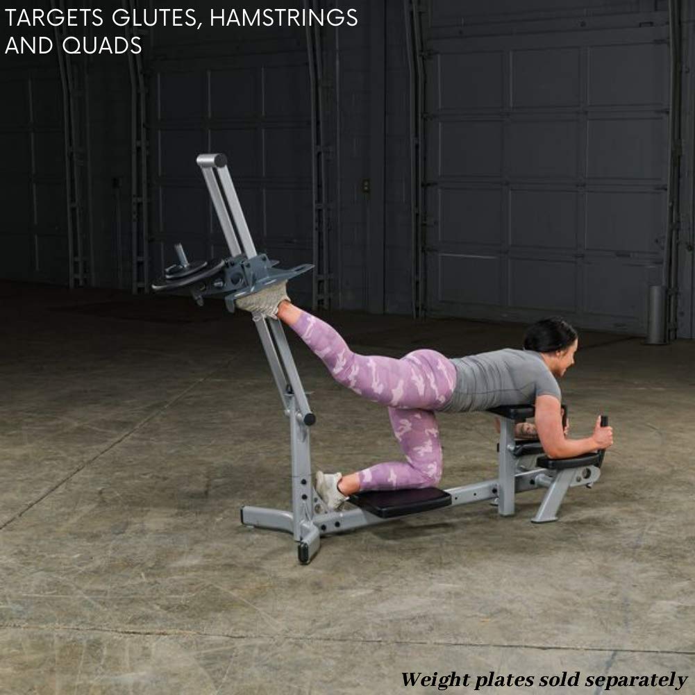 Powerline by Body-Solid (PGM200X) Glute Master - Isolation Glute Machine for Targeted Booty & Leg Workouts at Home