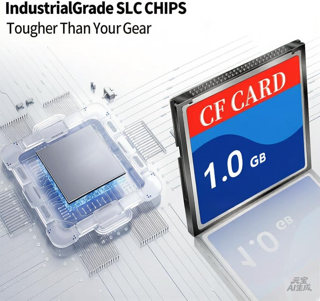Mrekar 2GB N64 CF Card - High-Performance CF Memory Card for Digital Devices, Cameras, and Consoles