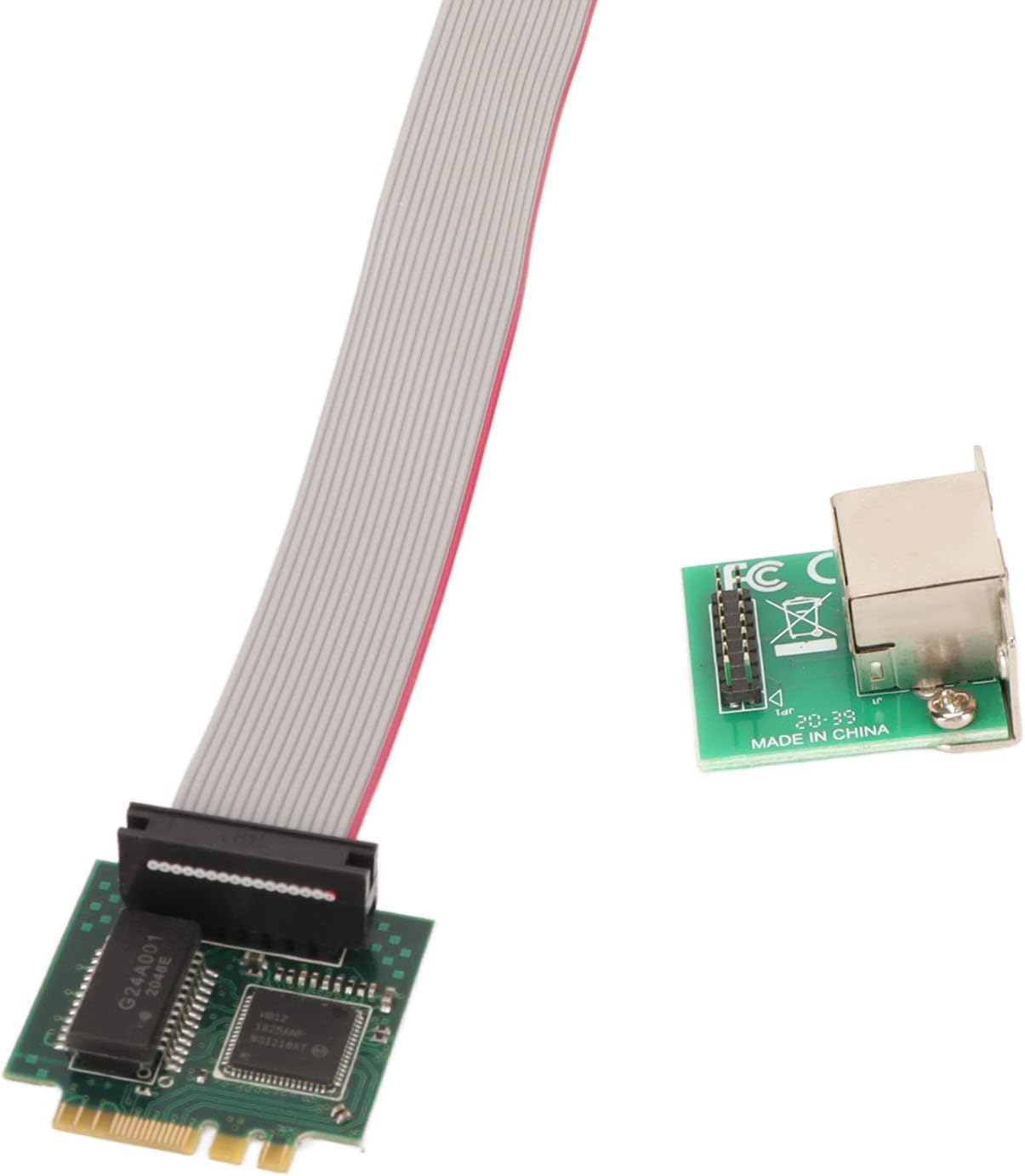 Zopsc M.2 1000M RJ45 Gigabit Ethernet Server Adapter, A E Key Single Port Gigabit Server NIC Adapter Ethernet NIC.
