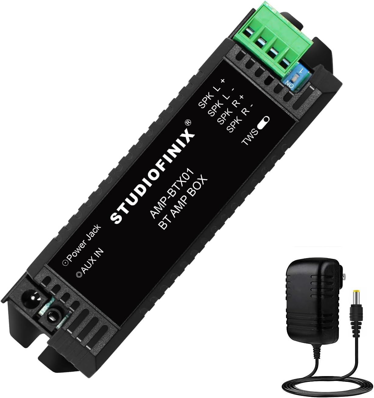 STUDIOFINIX 2-Channel 5.1 STUODIOFINIX Mini Bluetooth Amplifier for Passive Speakers with TWS,AUX,Replacement