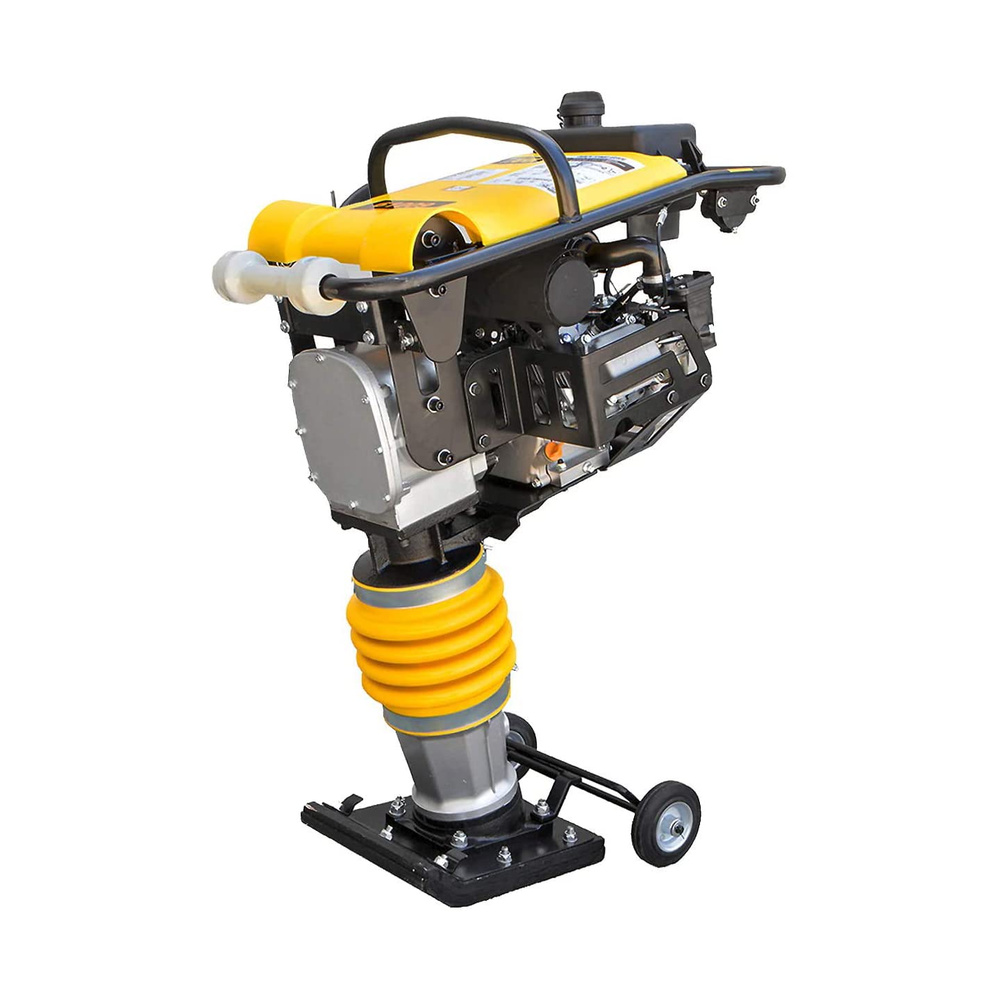 Stark USA 6.5HP 213lbs Jumping Jack Gas-Powered 196cc Engine Compactor 13 x 11.4 inch Plate Concrete Jack Tamper Punch