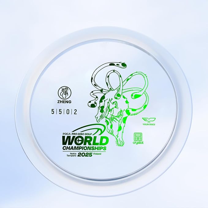 Yikun Stable Midrange Disc Golf Disc - 165-176g Glow-in-The-Dark & Standard Options | Reliable Flight for Outdoor Sports & Games | PDGA Approved (Color May Vary)