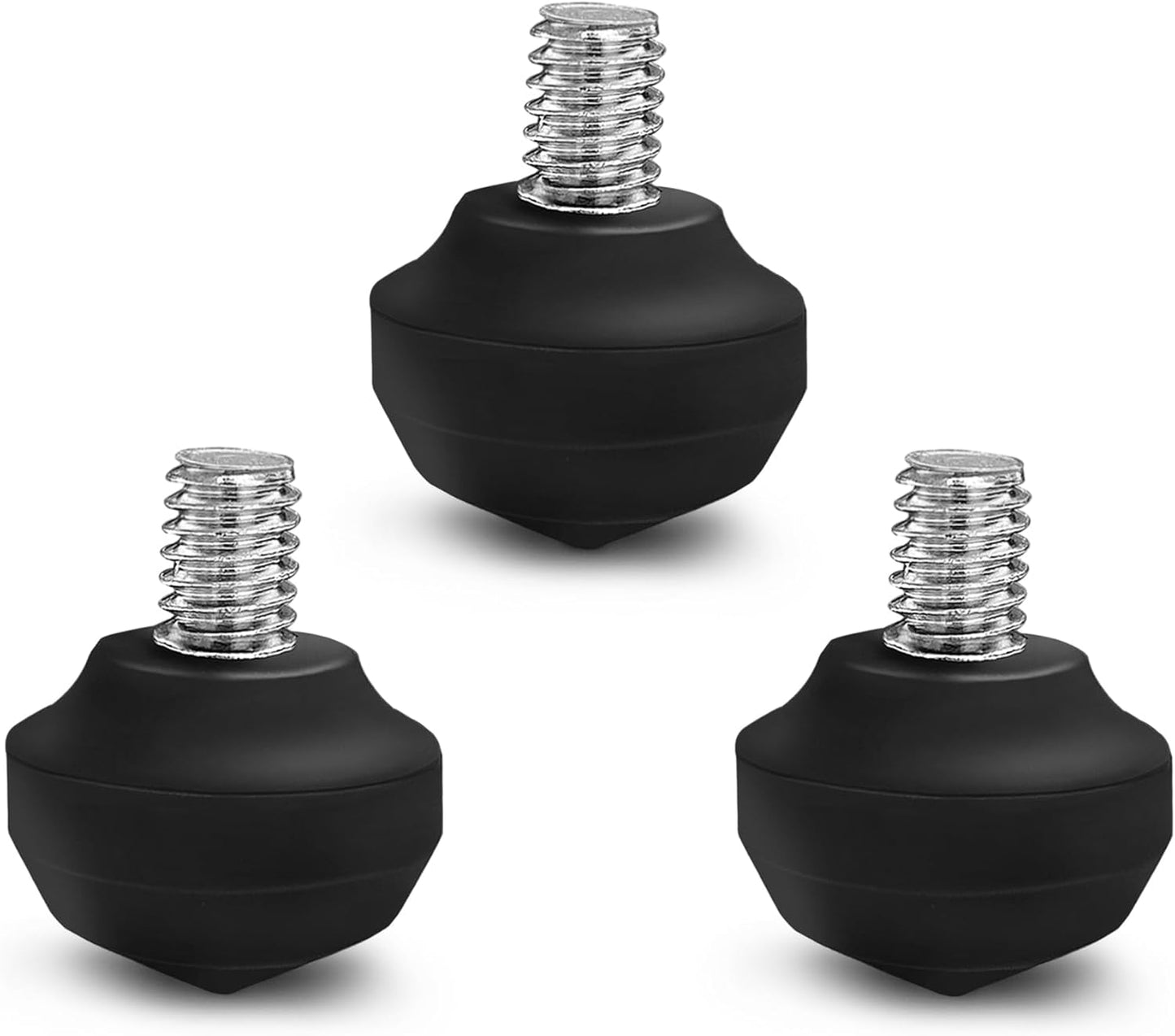 Manbily 3/8" (35mm 35mm)-3 Universal Tripod Rubber Foot Spike, Anti-Slip Rubber Feet for Camera Tripods Monopods