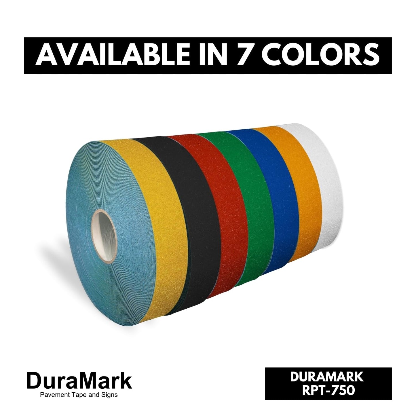 ifloortape DuraMark Reflective Pavement Marking Tape RPT-750 – Slip Resistant, Outdoor Heavy Duty Safety Tape, Rubber Base – Green, 3 Inch x 108 Ft
