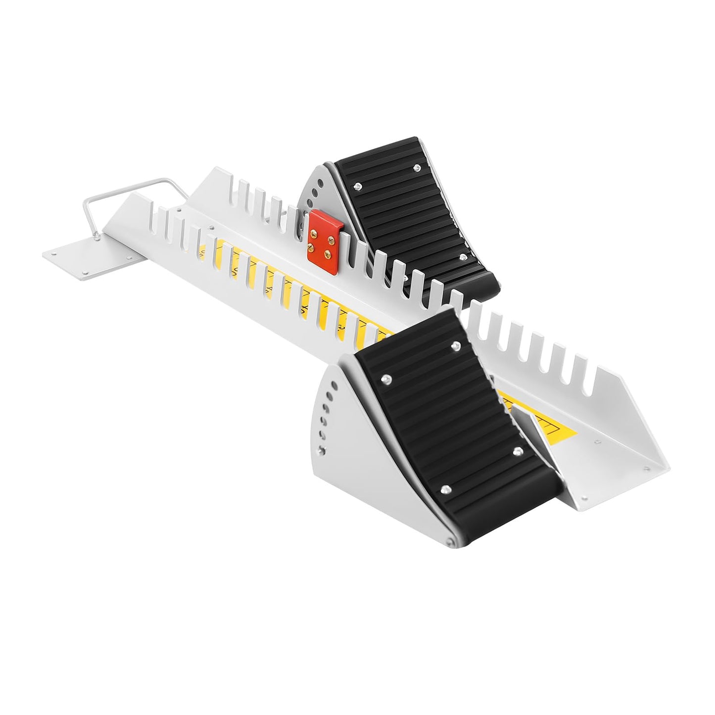 zotlayje 6 Angle Adjustable Starting Blocks for Sprinters – Aluminum Track & Field Pedals, Lightning Start Block for Plastic Runway & Cinder Track (25")