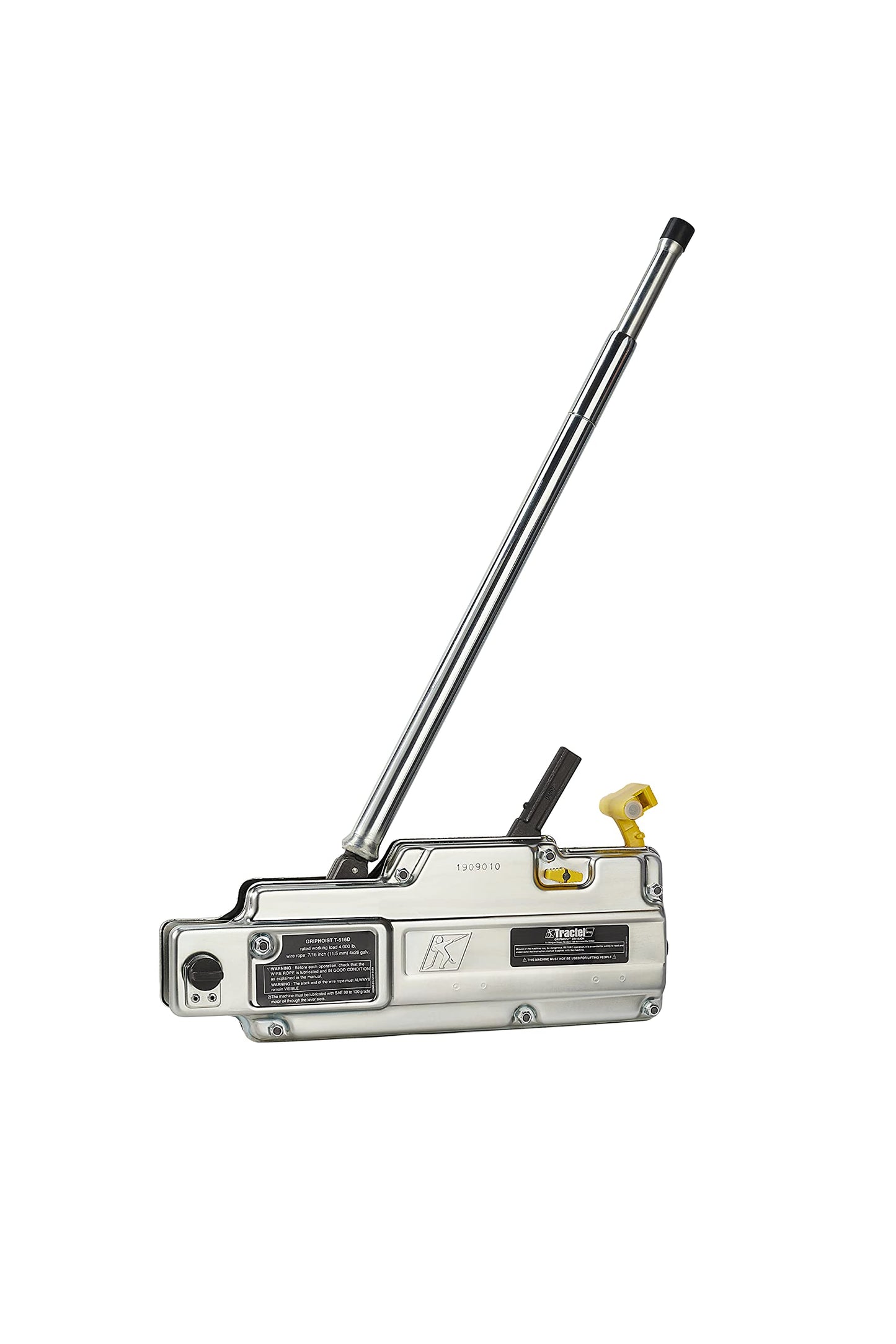 Tractel griphoist - Wire Rope Hoist | 2 Ton - 4000 lbs Weight Capacity | Manual Lever Wire Puller | Portable Design & Industrial Strength | T516D Model with 60 ft Cable Length