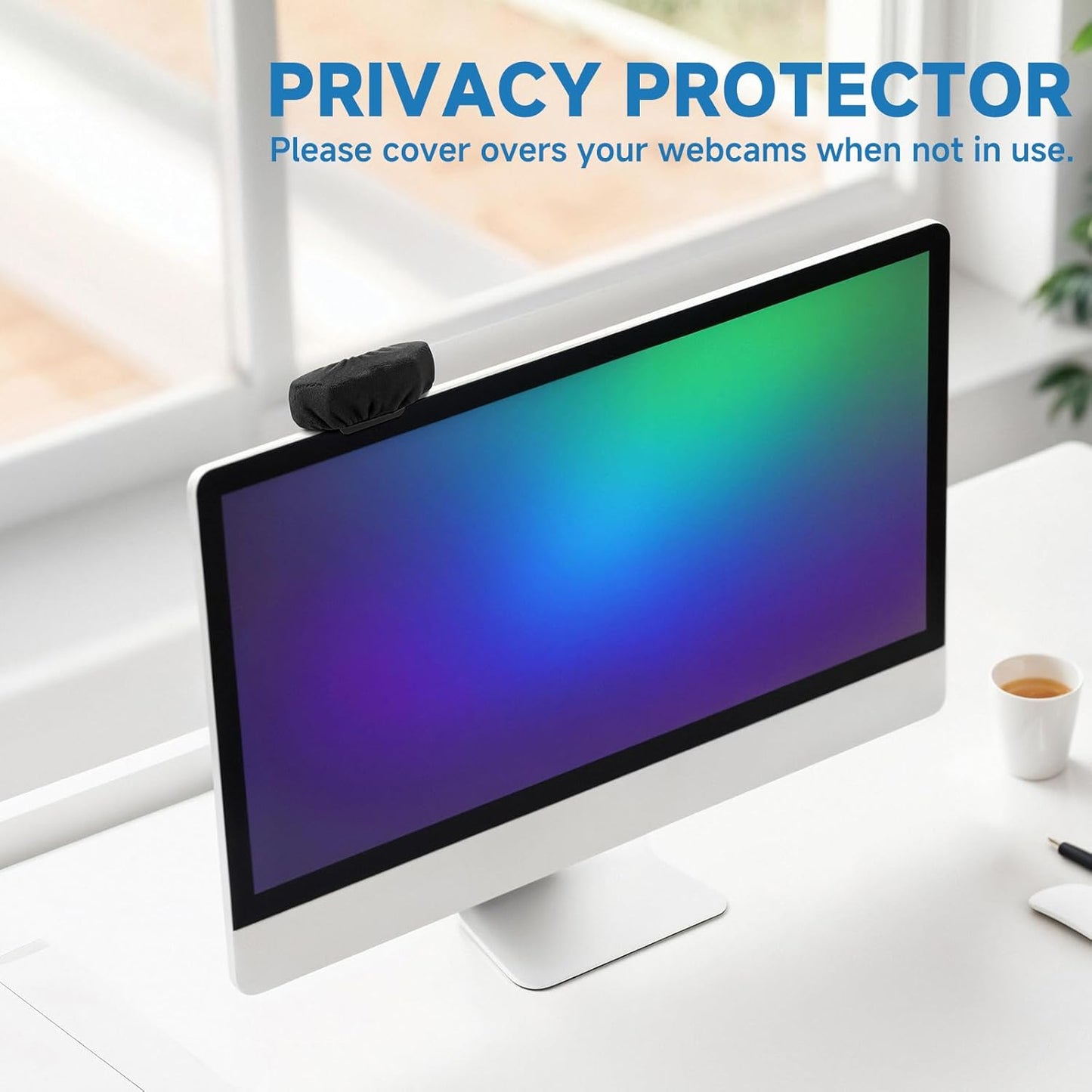 CaSZLUTION C922x C922 C920 C505 C310 C270, Pack 2 Universal Webcam Privacy Cover Compatible with Logitech HD Pro