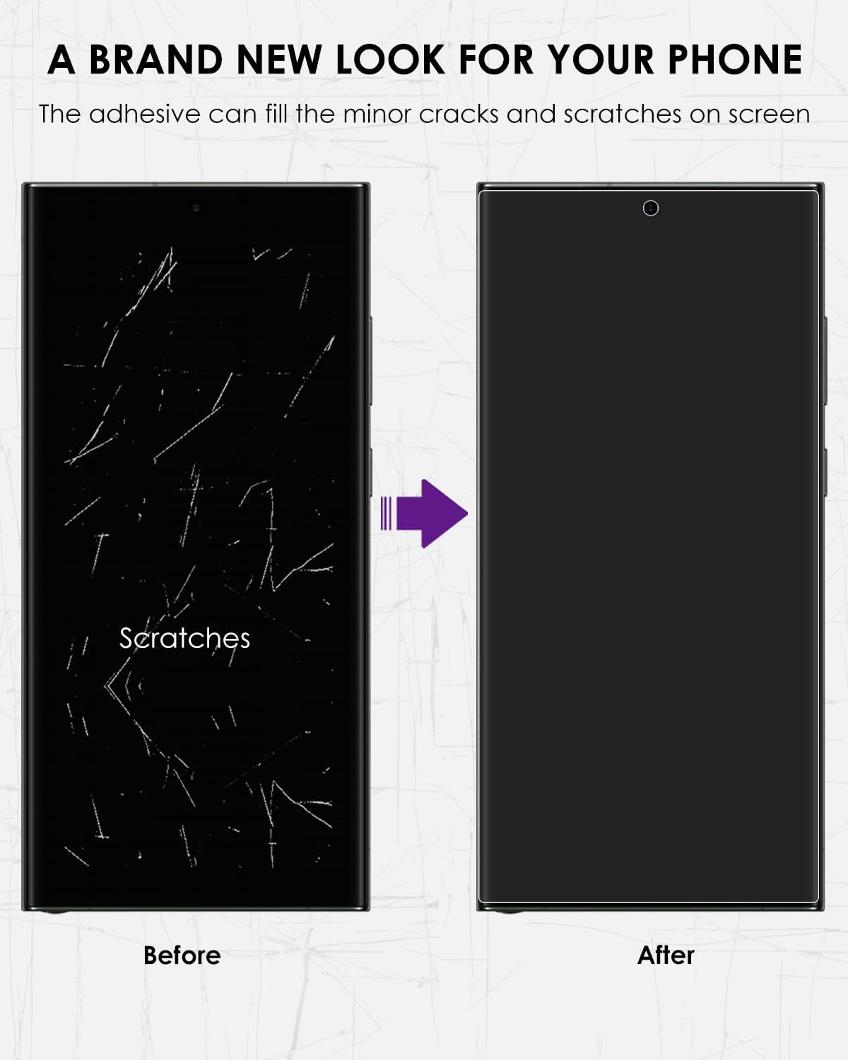 Akcoo S22 3 Pack, Set, 9H Matte Screen Protector for Samsung Galaxy Ultra - Tempered Glass UV Anti Glare