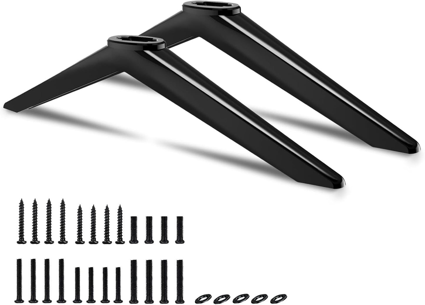Yaotieci TV Legs for Onn Roku TV Stand Legs, Base Stand Only for Onn Roku, Please Measure The Distance Between The