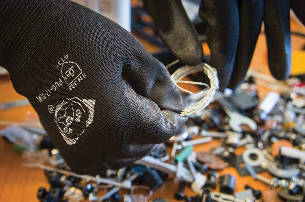 GGS Safety Gloves - Lightweight & Non-Slip, Bare-Hand Feel, Cut & Abrasion Protection for Home & Yard Work or Industrial Use, 144 Pairs, 2XL