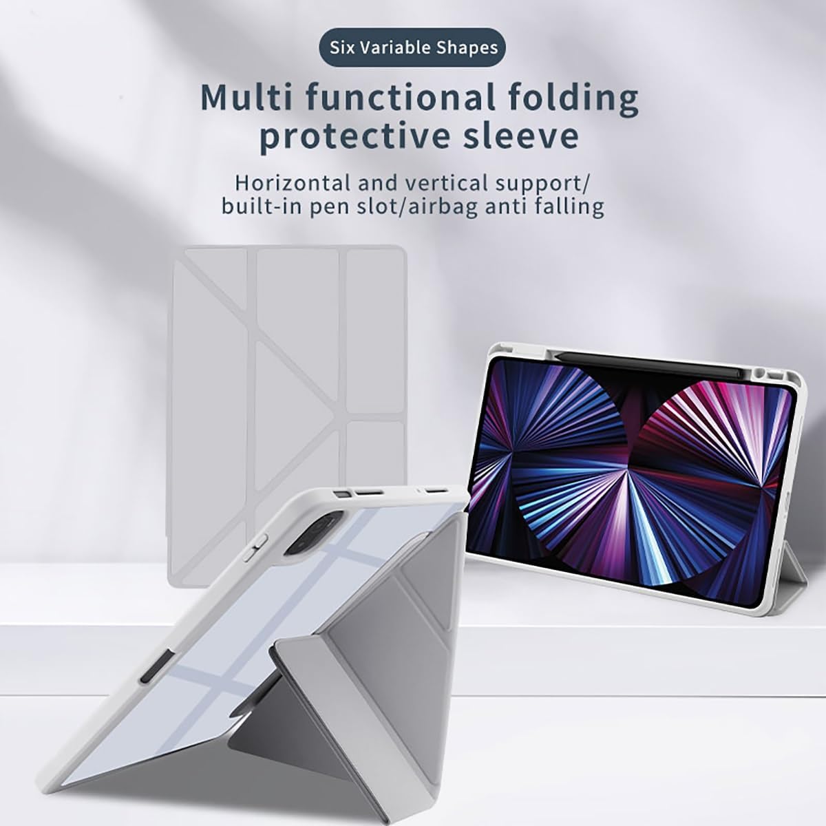 FXYJBNJKLV 6/6 2023 11.2 inch*1 Anti-Yellowing Tablet Cover for Xiaomi Mi Pad Pro Smart Tablet Cover Case,Slim