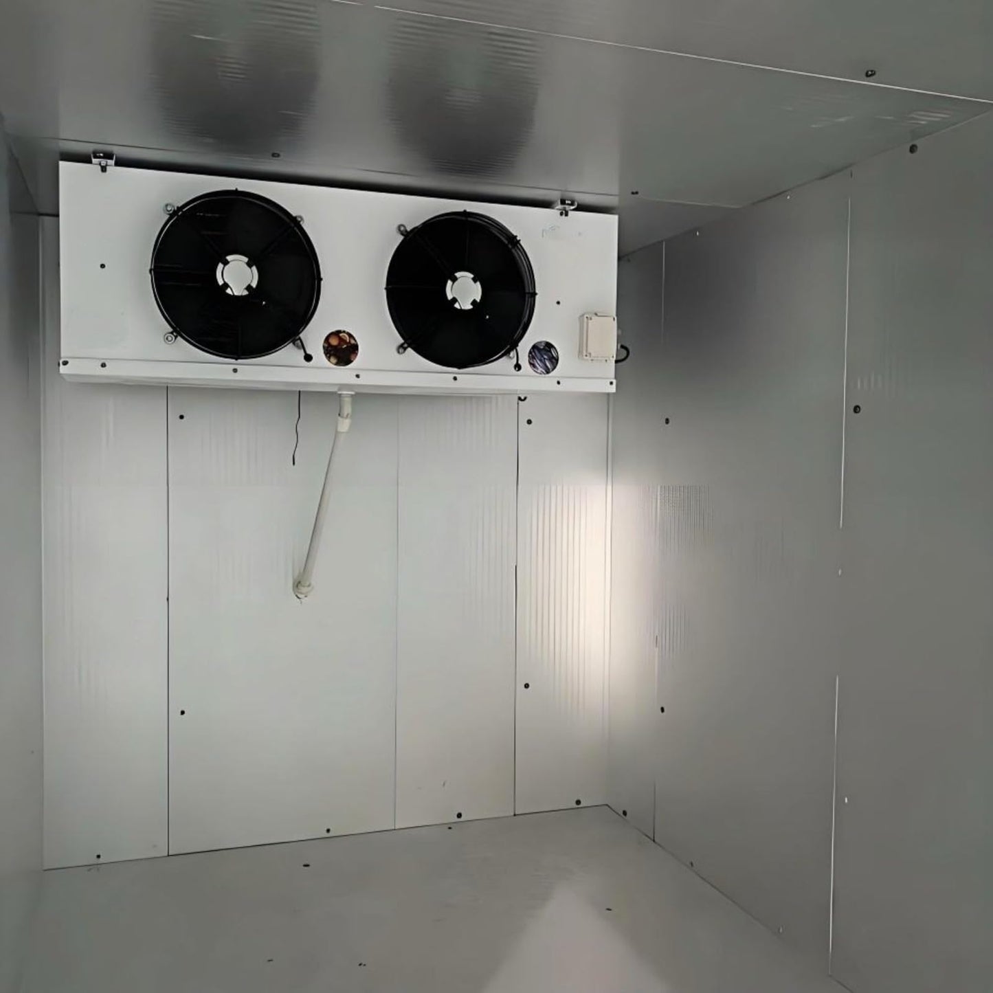 Insulated Mobile Container Cold Room, Multi-temperature Zones from -25°C to 10°C, Heavy-Duty Portable Refrigerated Container for Raw Material and Food Storage in Processing Plants
