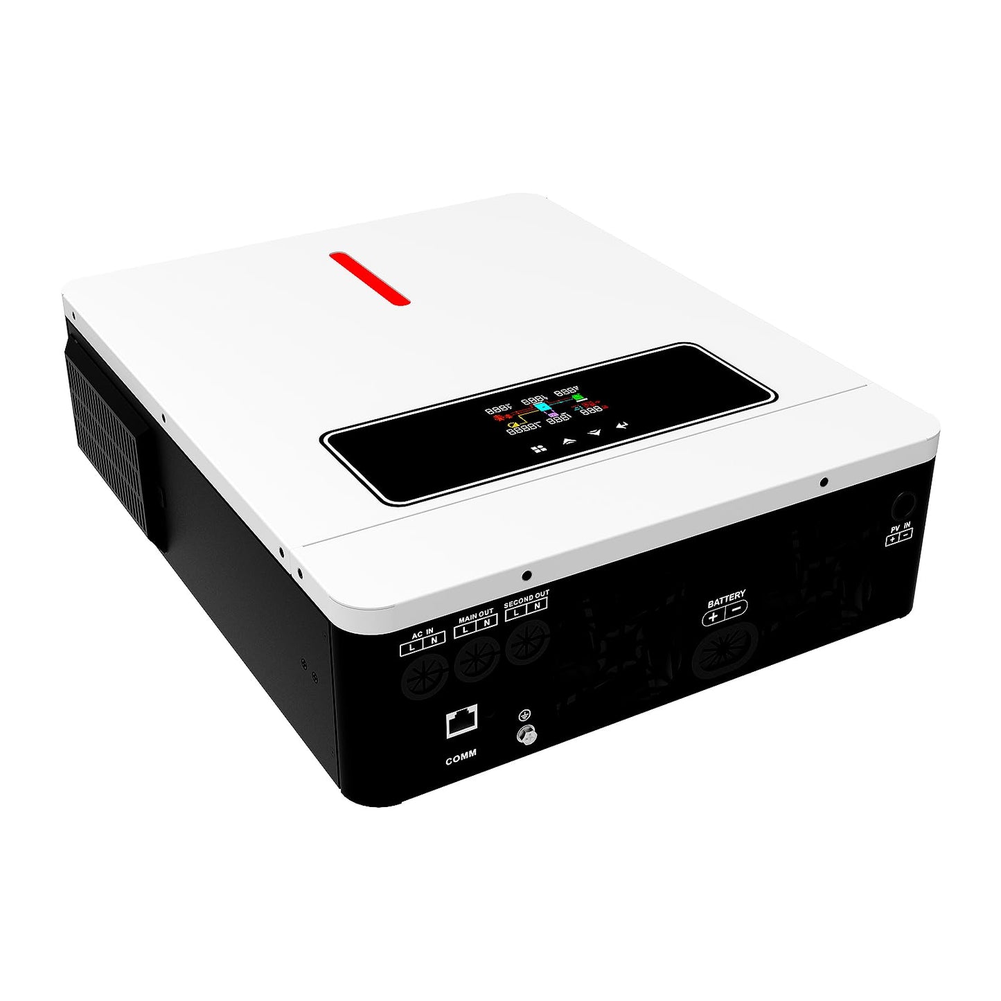 Xijia 3600W Hybrid Inverter with 120A MPPT Solar Charger dc 24V to 110v ac 60HZ Solar Converter with WiFi Module