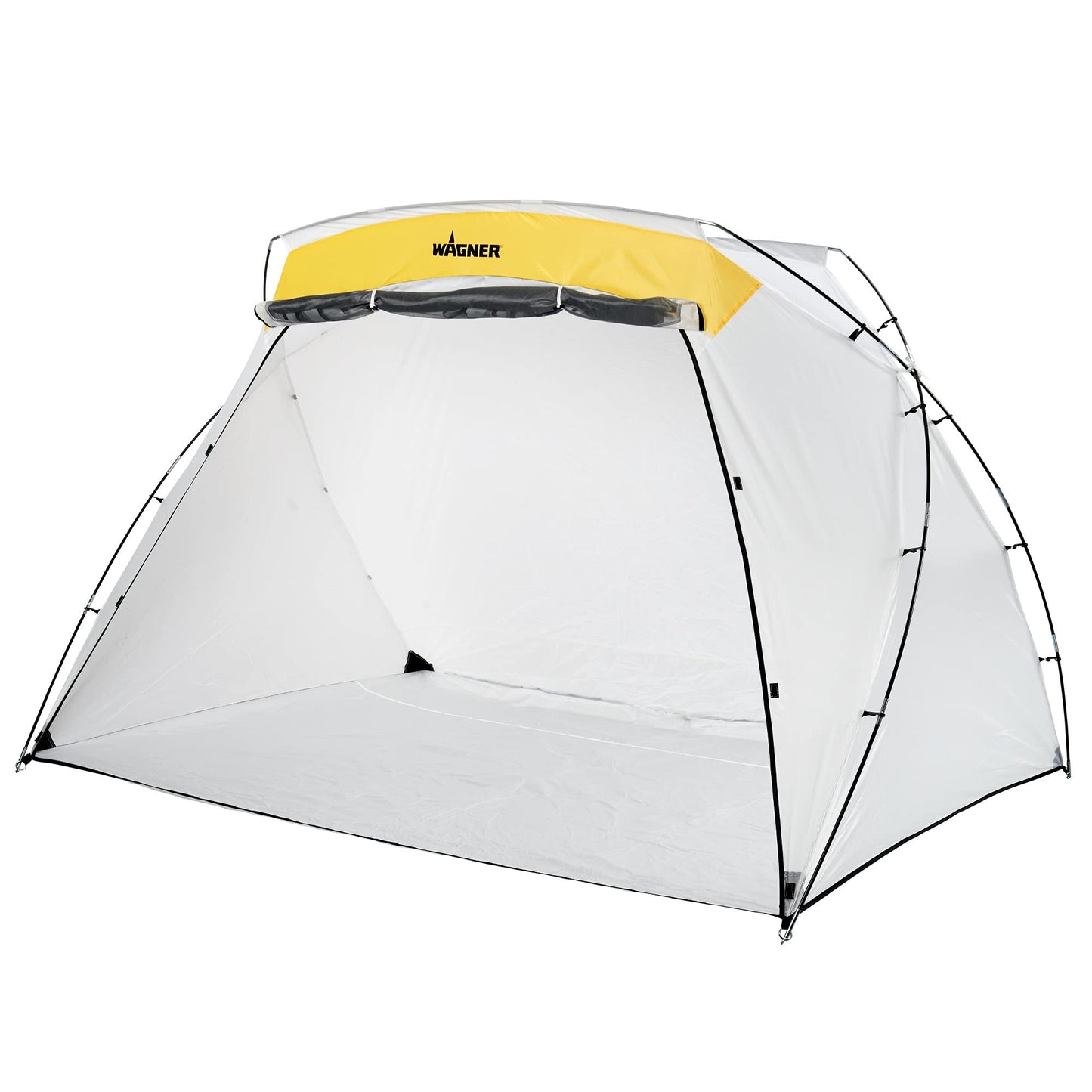 Wagner Spraytech 0529091 FLEXiO 5000 Stationary HVLP Paint Sprayer, Sprays Unthinned Latex & C900038.M Large Spray Shelter with Built-in Floor & Screen, Portable Paint Booth for DIY Spray Painting