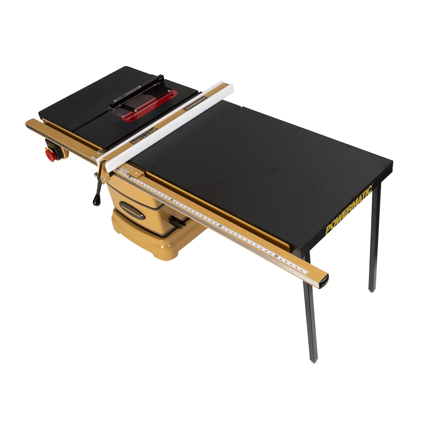 Powermatic ArmorGlide 10-Inch Table Saw, 52-Inch Rip, Extension Table, 1-3/4 HP, 115/230V 1Ph (Model PM1000T)