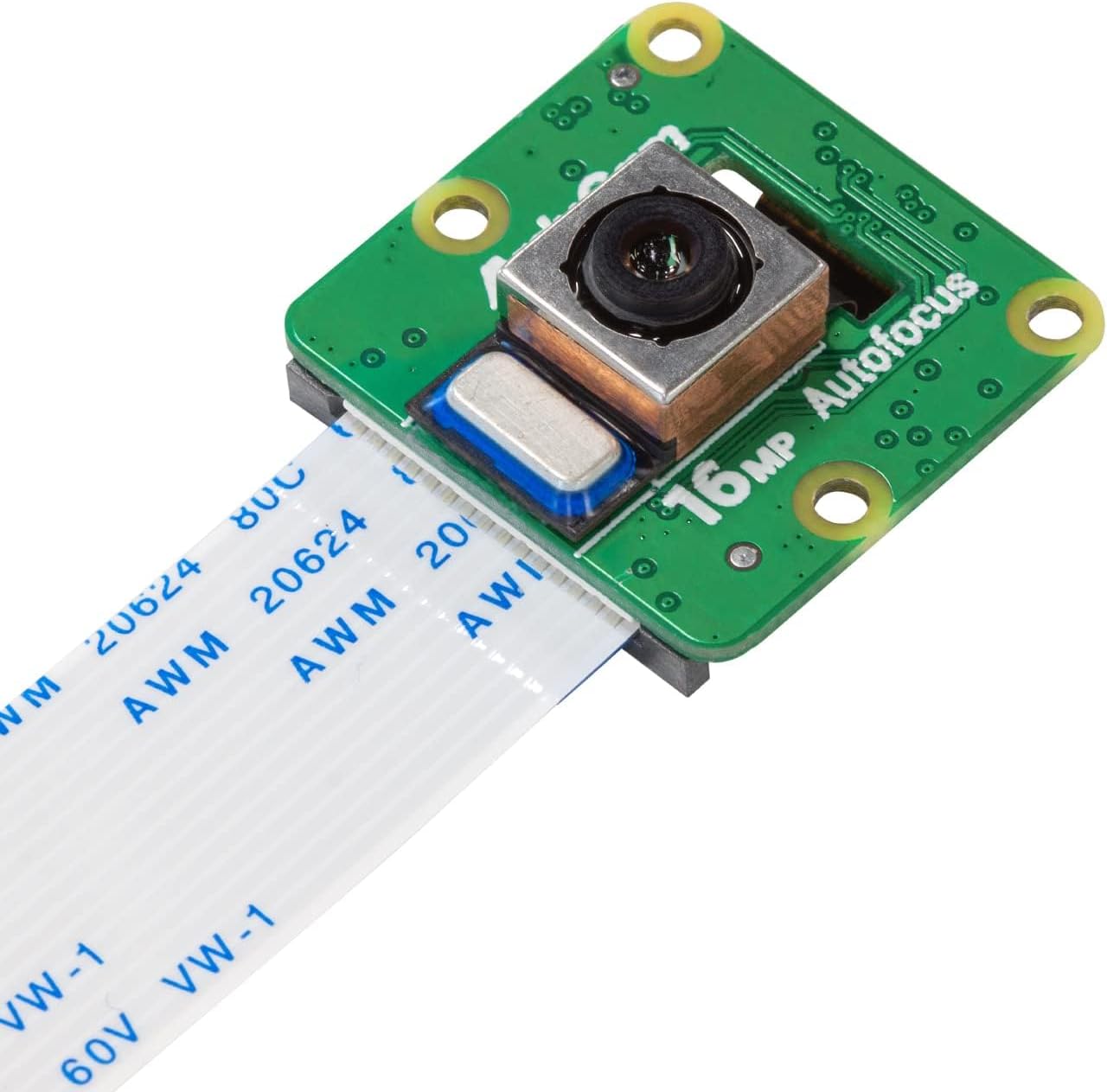 Arducam IMX519 16MP 5/4B/3B+, 2 Autofocus Camera Module for Raspberry Pi, AF Pi Camera Compatible with Raspberry Pi