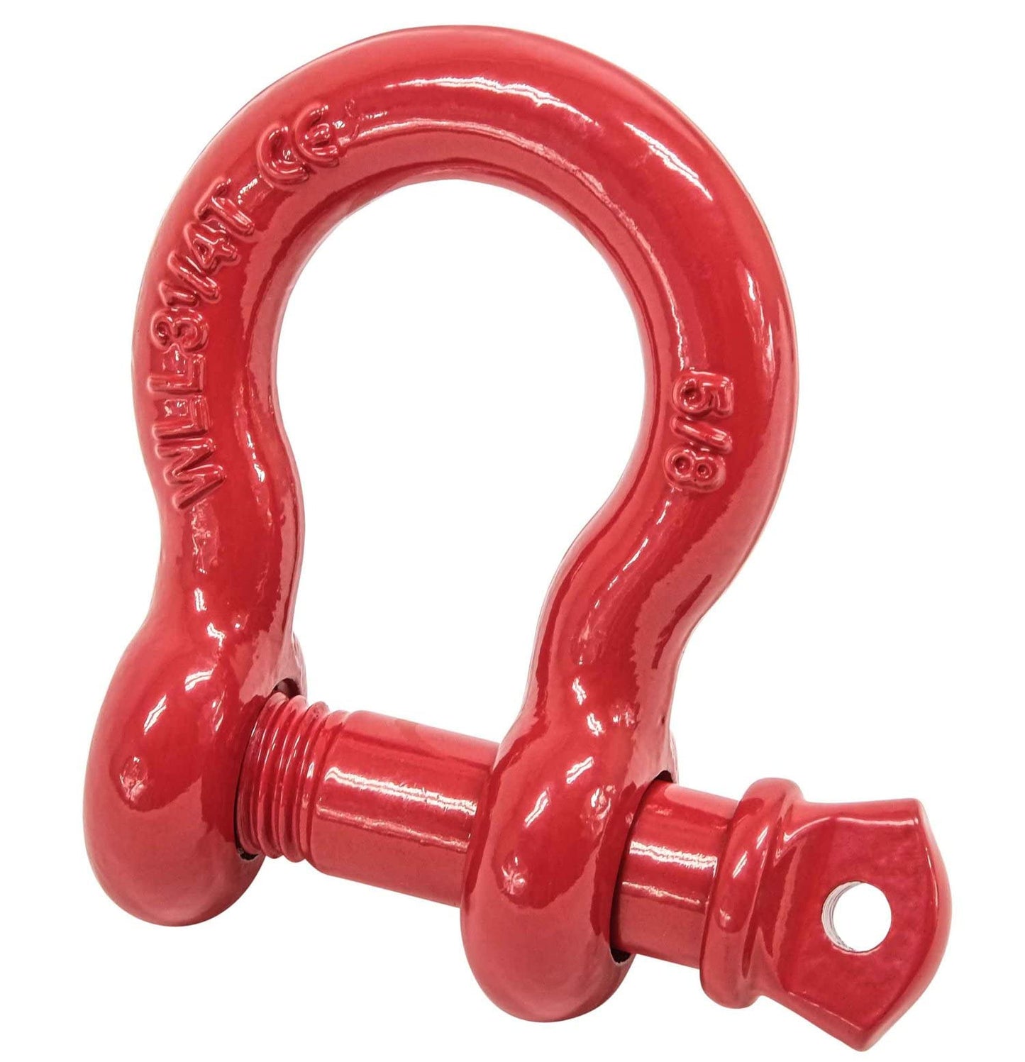 Mytee Products 5/8" Anchor Shackle Forged Carbon Steel w/Alloy Screw Pin WLL 3.25 Tons (6,500 lbs) | Double Rust Protection Heavy Duty D Ring Shackle for Towing, Rigging & Vehicle Recovery (20 Pack)