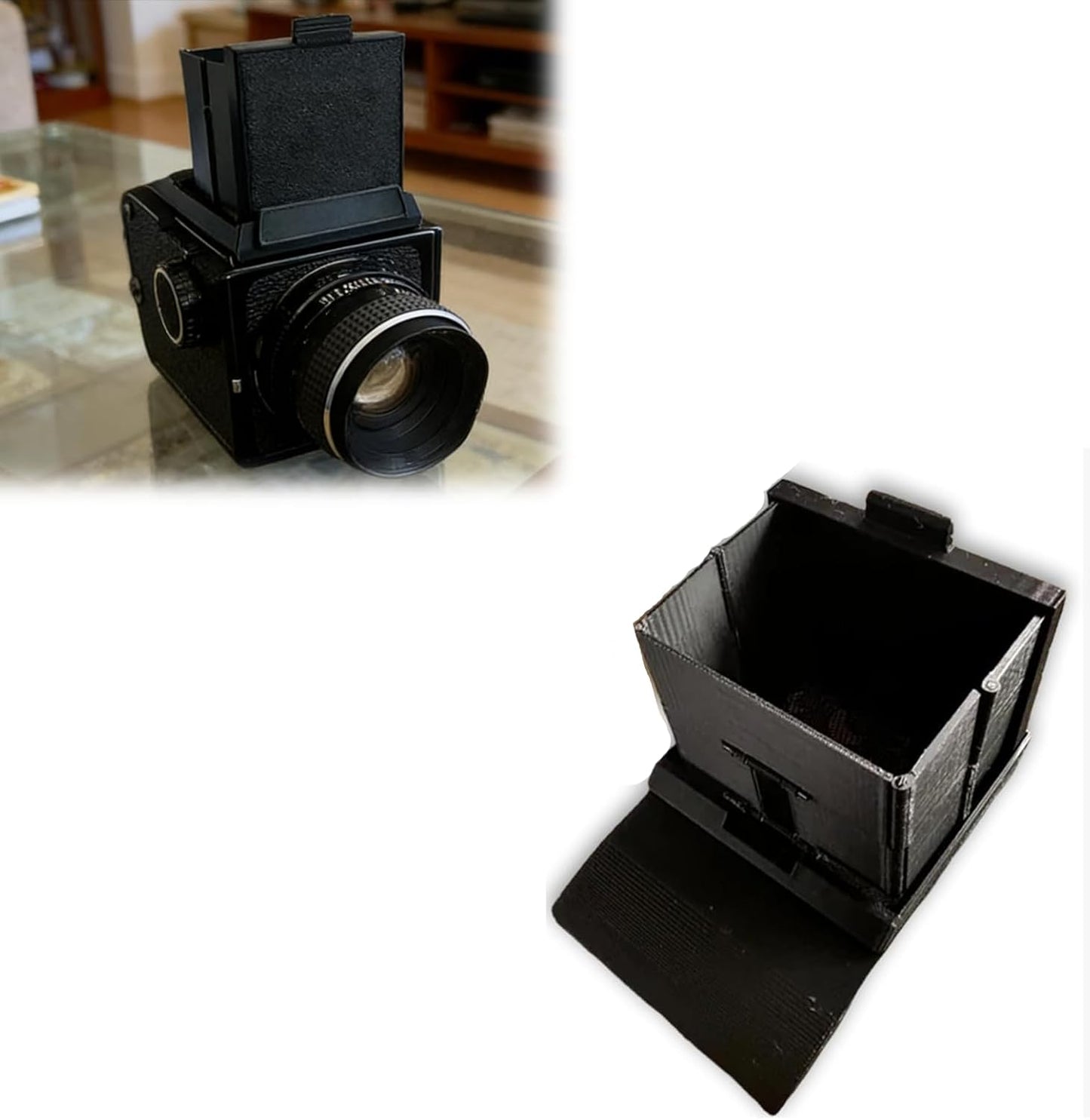 Generic 645, Waist Level Finder Compatible with Mamiya Interchangeable Viewfinder Hood Medium Format Film Cameras
