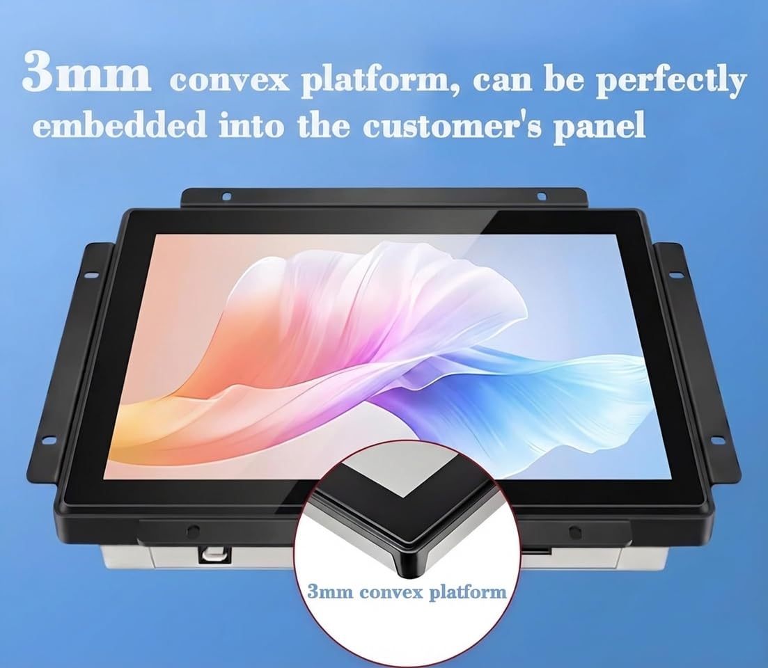 RIUIIN 32 Inch 10 Points PCAP Open Frame Touch Screen, Industrial Large Touch Screen,FHD1920x1080 LED-Backlit Resolution Waterproof, for Kiosk, Automation, POS，Vending, and Digital Signage