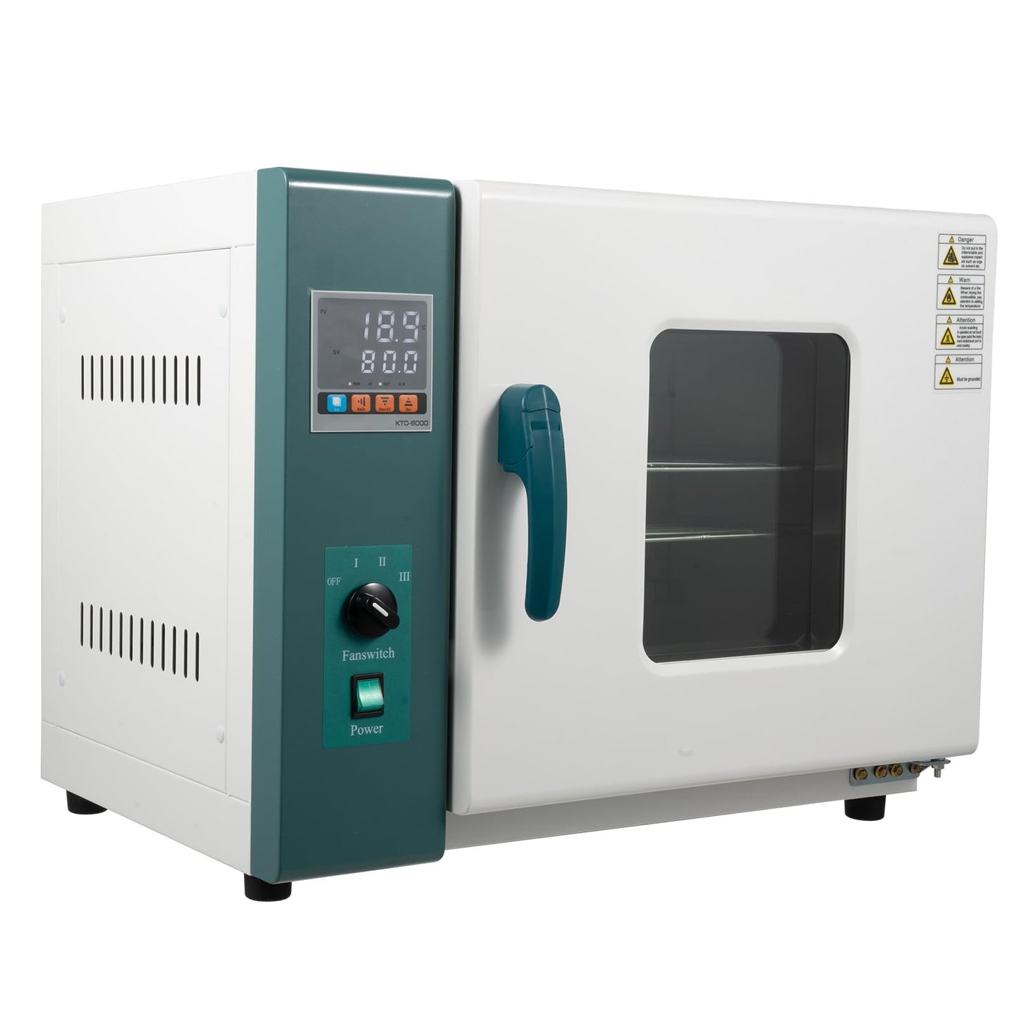 LNUJIUN 1000W Horizontal Electric Blast Drying Oven 110V 45L/12Gal Lab Forced Air Convection Drying Oven w/Intelligent Temperature Controller for Schools, Industrial, Research Institutes