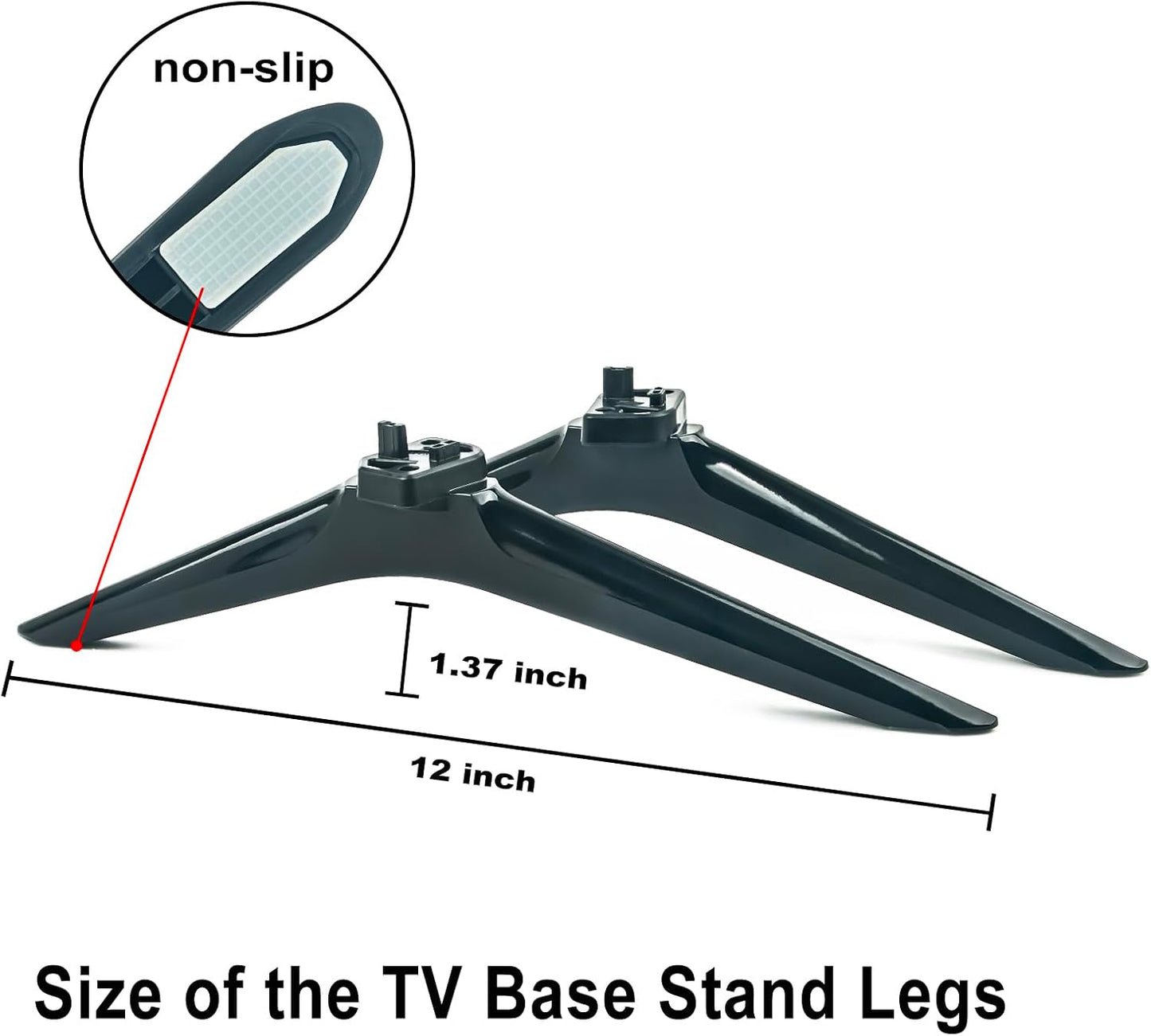 VINABTY 58R6E3 TV Base TV Stand Legs Replacement fit for Hisense TV