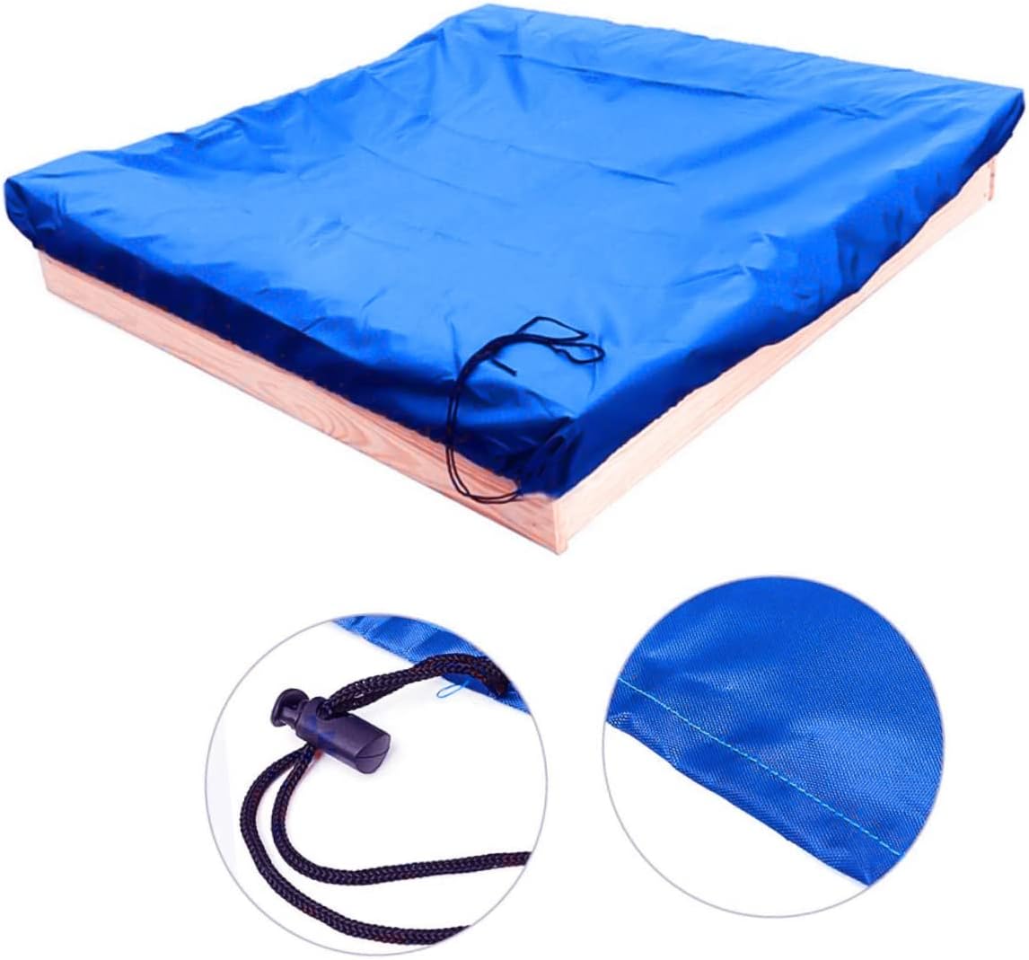 Mipcase Square Sandbox Cover for Boy Girl Durable for Outdoor Use Protects Toys and Sand from Pollution Design for Easy