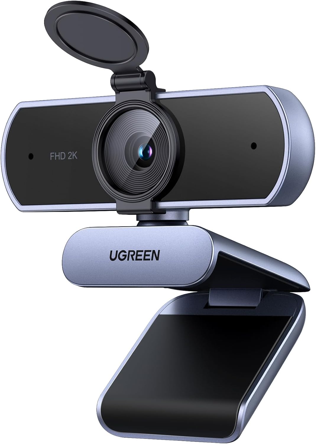 UGREEN 2K 1080P Webcam for PC Ultra HD Computer Webcam with Microphone, PC Camera with Privacy Cover, USB Web Camera