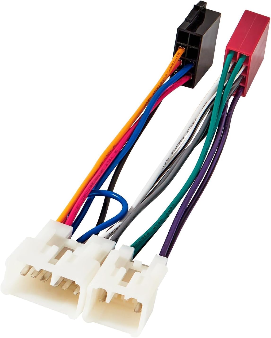 2005-2020 1996-2009 RAV4, 2004-2018 2014-2019 RED WOLF Car Radio ISO Wiring Harness Compatible with Toyota Tacoma