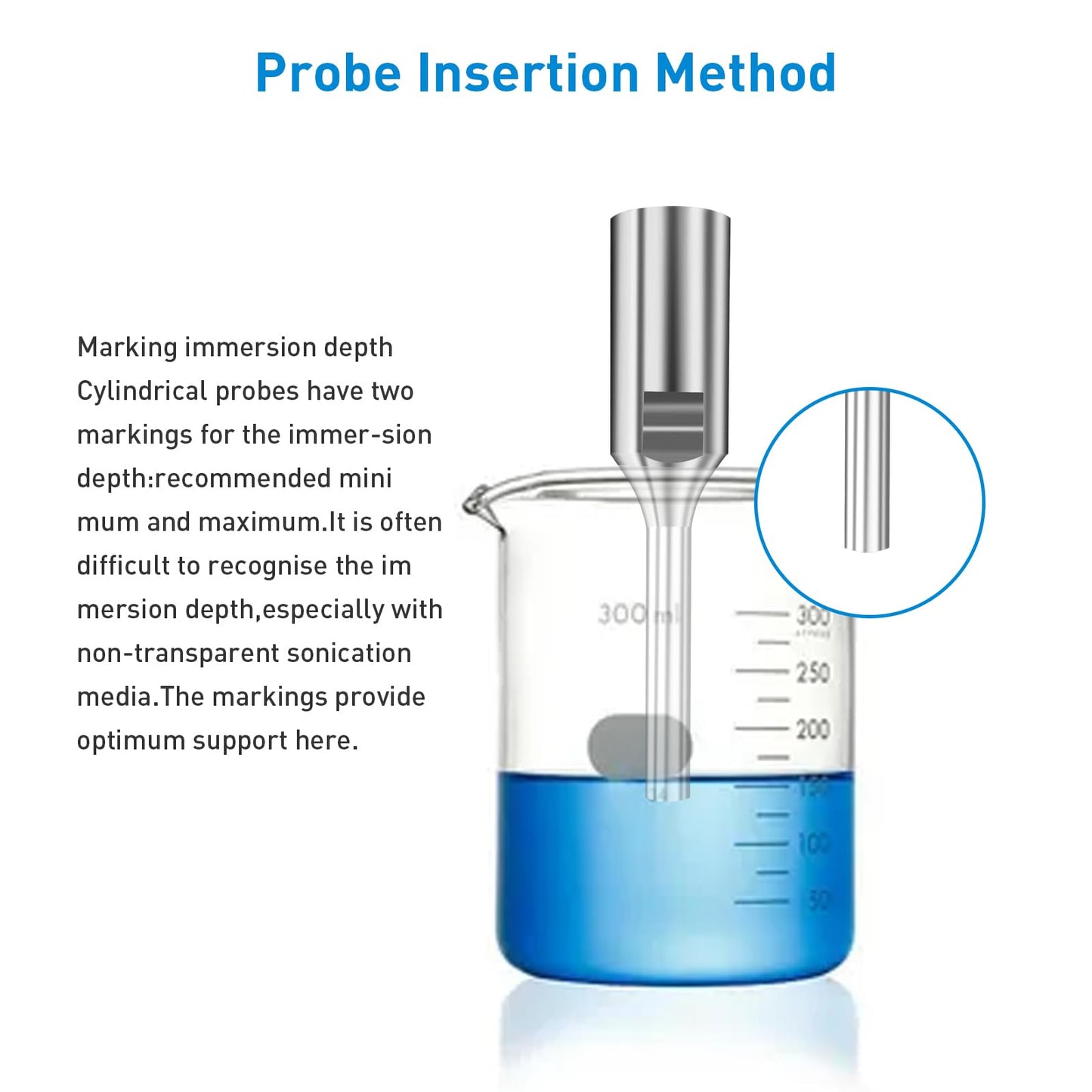 SONOBIO ultrasonic homogenizer Probe,lab Sonicator homogenizer Accessories,Probe Φ3Φ6Φ8 mm, Titanium Alloy (Ø3mm Probe(0.3ml~100ml))