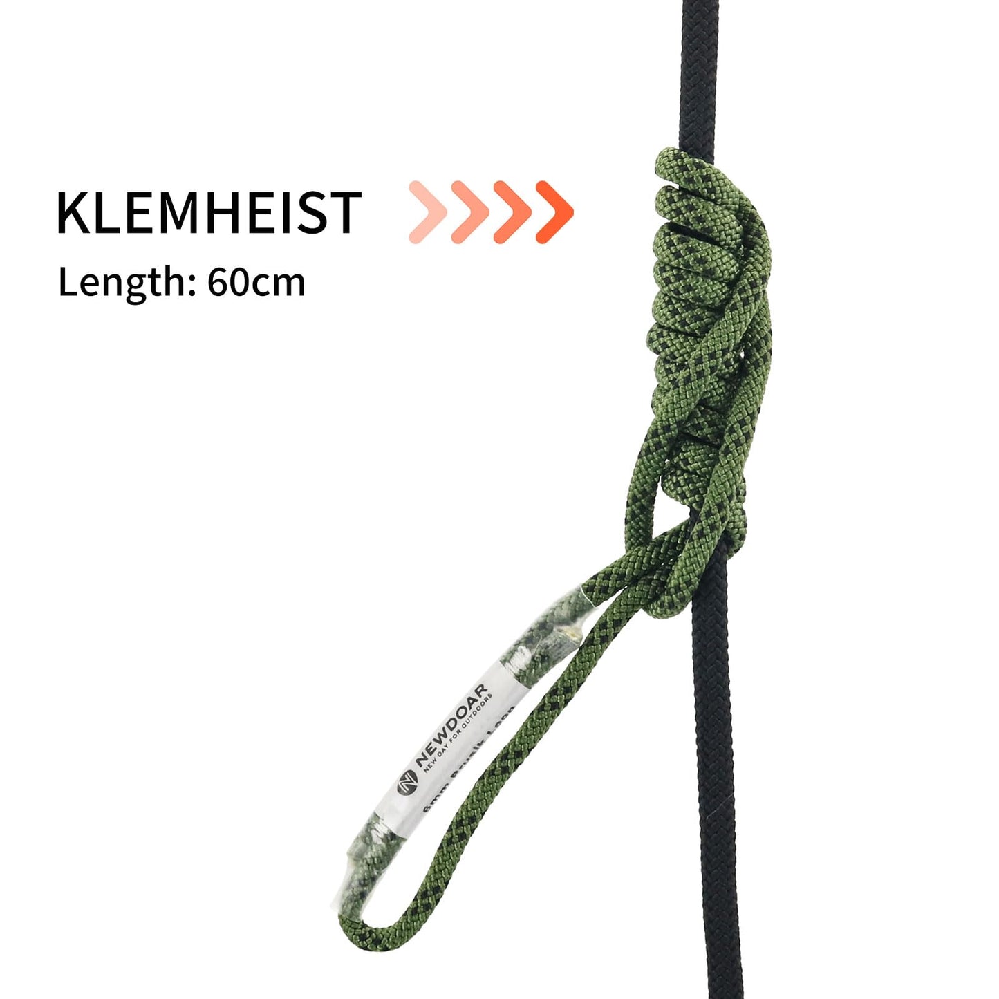 NewDoar 6mm (1/4") Prusik Cord Pre-Sewn 12KN/2700lb Aramid Auto Block Cord High Strength Prusik Arborist Rope for Outdoor Climbing Arborist Rescue Mountaineering-30cm/12''/3pcs