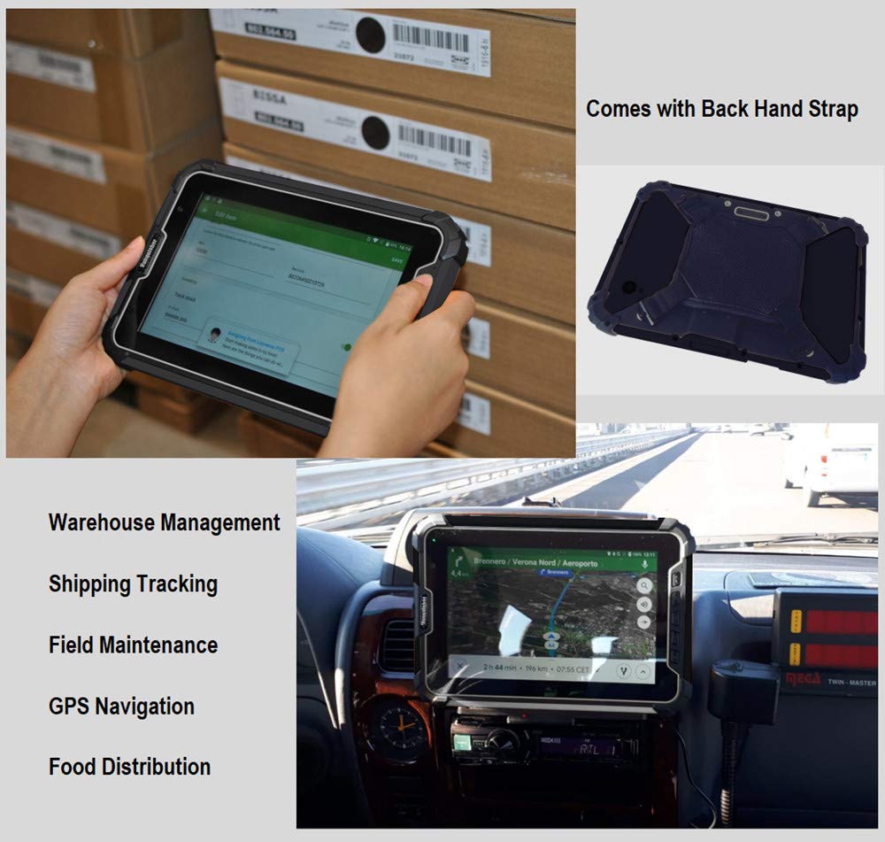 Vanquisher [2025 Launched] Ultra Rugged 8-inch Enterprise Tablet PC, Android 14 Warehouse Tablet with 2D Barcode Scanner | 8GB+128GB Large Memory | 10000mAh High Capacity Battery | IP67 Waterproof
