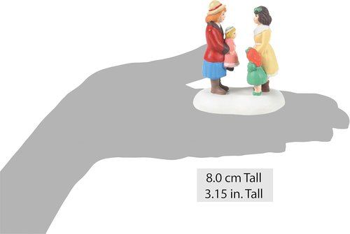 Department 56 | Dickens Village Accessories - Girls With Their Dolls Figurine, 2.13 Inch, Multicolor
