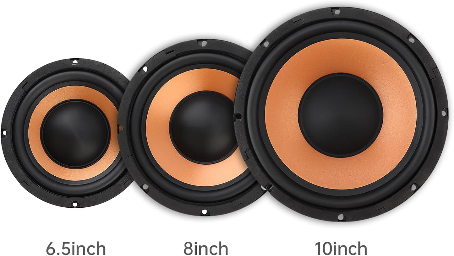 DriSentri 6.5 Inch Bass Loudspeaker Woofer Speaker for Car Audio/Home Theaters, Wide Frequency Response Car Audio