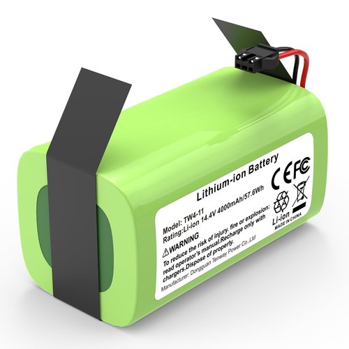 Labtec 14.4V 4000mAh Replacement for Eufy Battery RoboVac 11, 11S, 11S, MAX, 30, 15C, 15T, 12, 35C and Ecovacs Deebot N79S, DN622 Vacuum Cleaner Battery