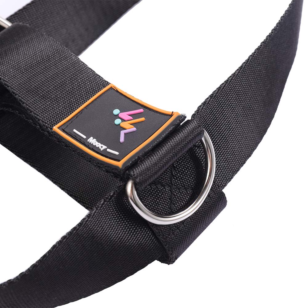 MOOCY 2 Pack Foot Strap for Cable Machine Fitness Attachment Ankle Straps Glute Kickback Leg Exercise for Cable Machines Shoe Cover Pull Belt-4 Ring