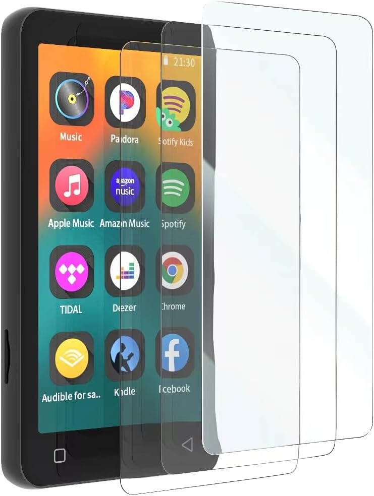 G1 G3 Mp3 9H 3 Pack innioasis Tempered Glass Screen Protector for Player, Anti-Scratch, Hardness, HD Clear, Bubble Free