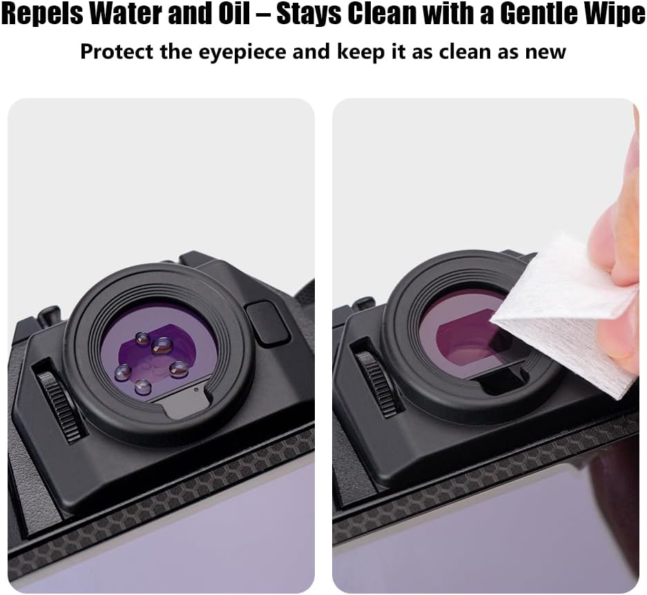 2PCS X-T50/X-T30II/X-T30/X-T20/X-S10 (2 Camera viewfinder tempered glass For Fujifilm Anti-Scratch Anti-Fingerprint
