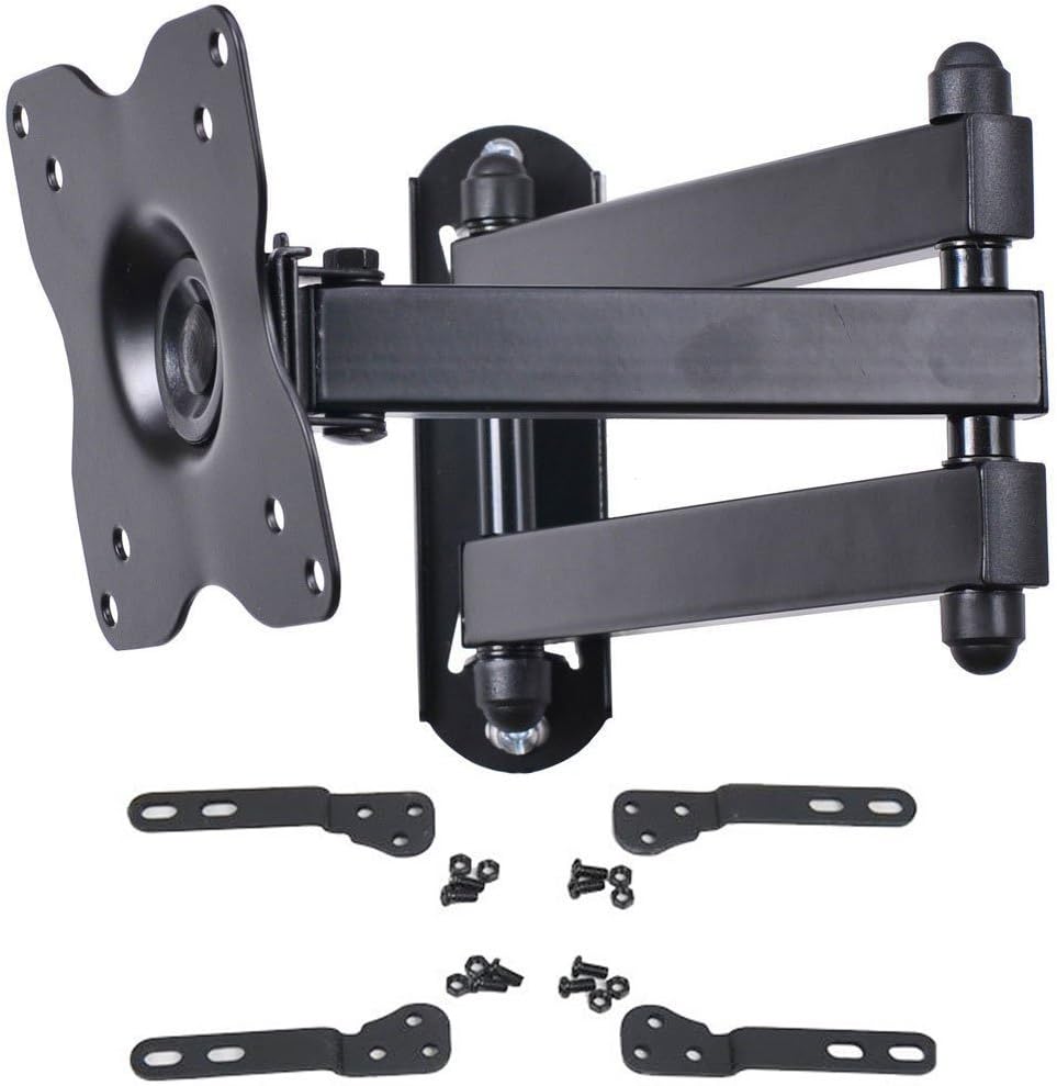 VideoSecu 15" 27" 30" 32" 35" 37" 39" 40" 200x200 ML14B WS2 TV Wall Mount Monitor Bracket with Full Motion Articulating