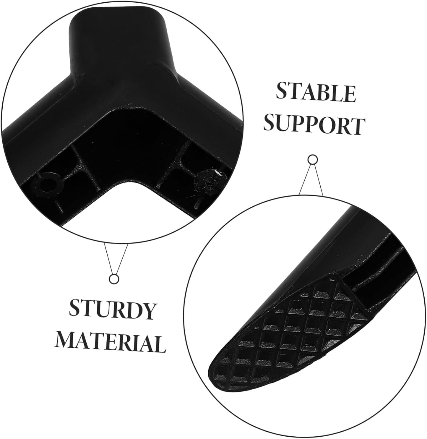 SHOWERORO 1 Universal TV Stand Base Legs Replacement Compatible Models Easy Installation for Tabletop Mounting