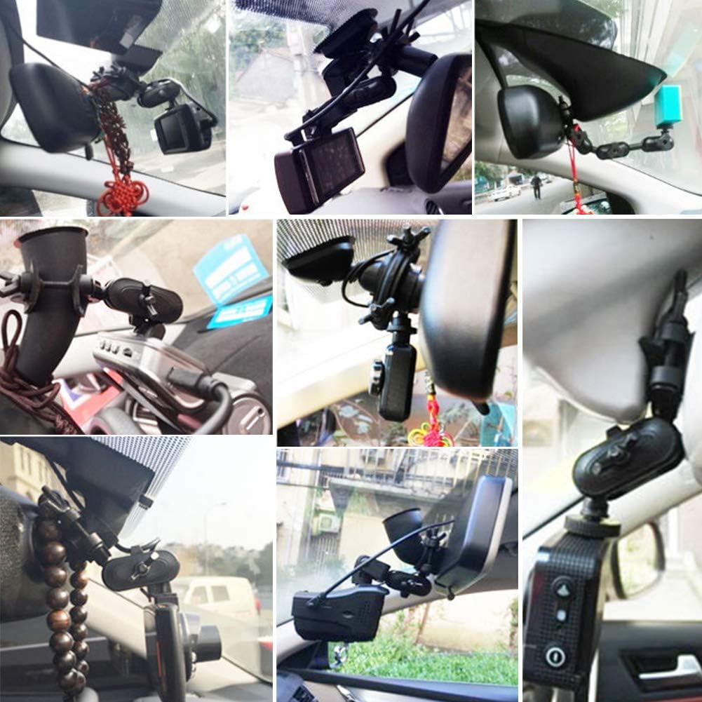 SYCOOVEN Dash Cam Mount, Car Interior Holder, Camera Bracket, Rear View Mirror Holder, Universal Dash Camera Rear View