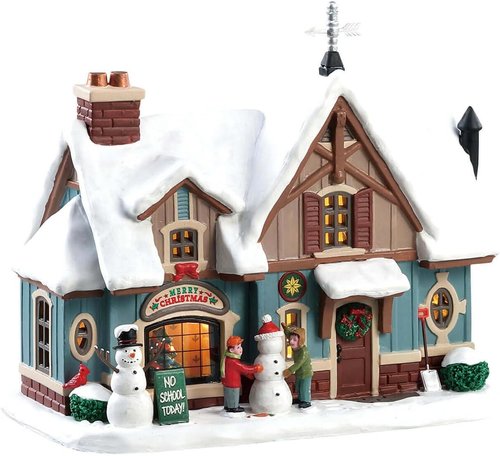Lemax Caddington Village Lighted Building - Charming Snow Day Design | Perfect Holiday Decor
