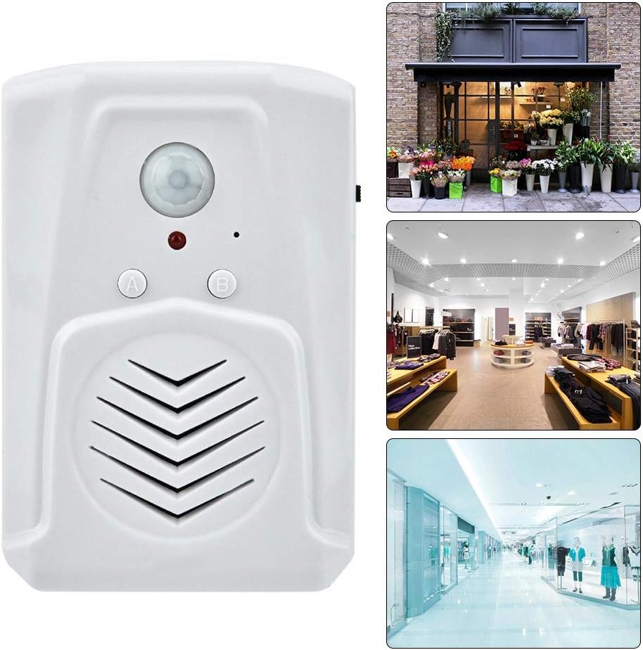 Dioche MP3 4m USB/Battery Powered Motion Sensor Alarm Doorbell - Audio Player with Infrared Induction, Detection