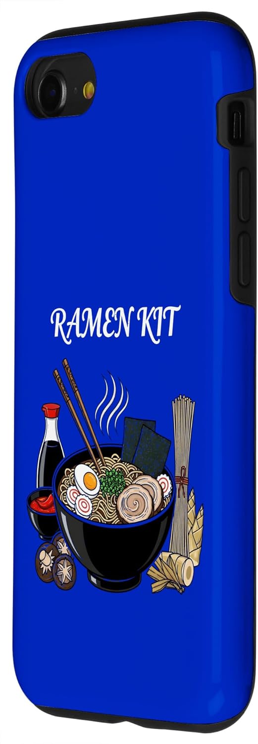 Cultural Food Kits for Asian Food Cultures T-Shirt (2020) 7/8 Ramen Kit Bowl Japanese Food Noodles Soup Lover Case