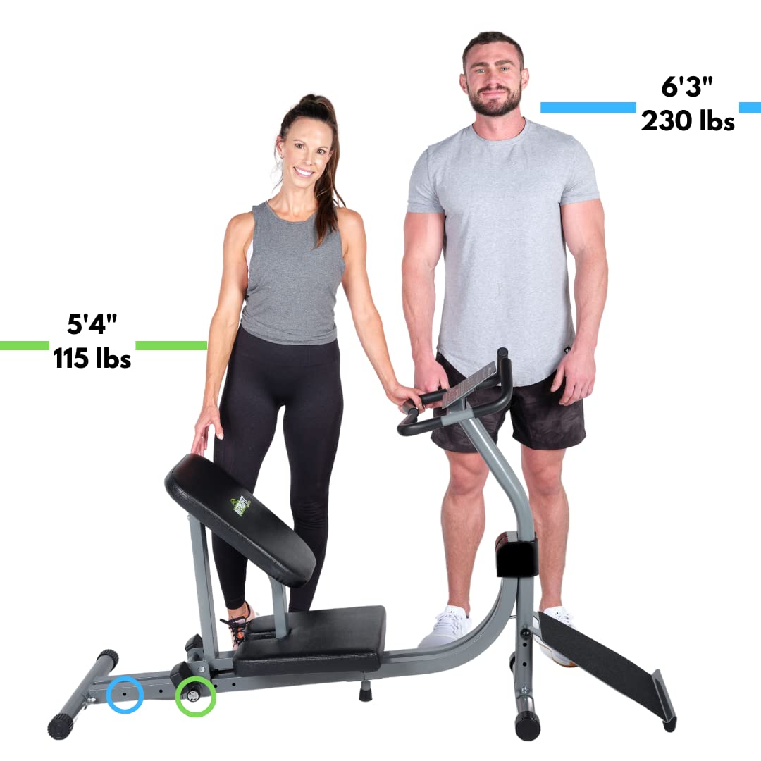 Nitrofit Limber Pro Adjustable Seat Stretch Machine for Lumbar Stretching, Lower Back Pain, Leg Stretch, Rehab, Flexibility, Injury Prevention, Calves