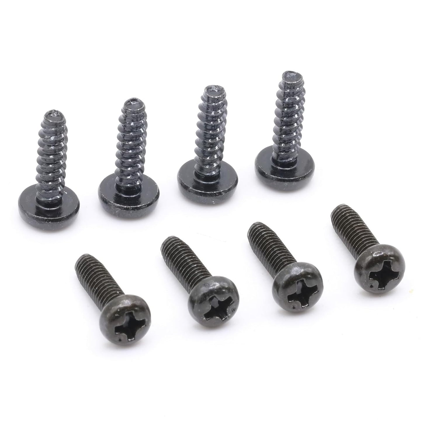 ReplacementScrews M4 14mm (M4XL14) Sets 8 TV Stand Screws Compatible with Many Samsung TVs - Both Machine and Self