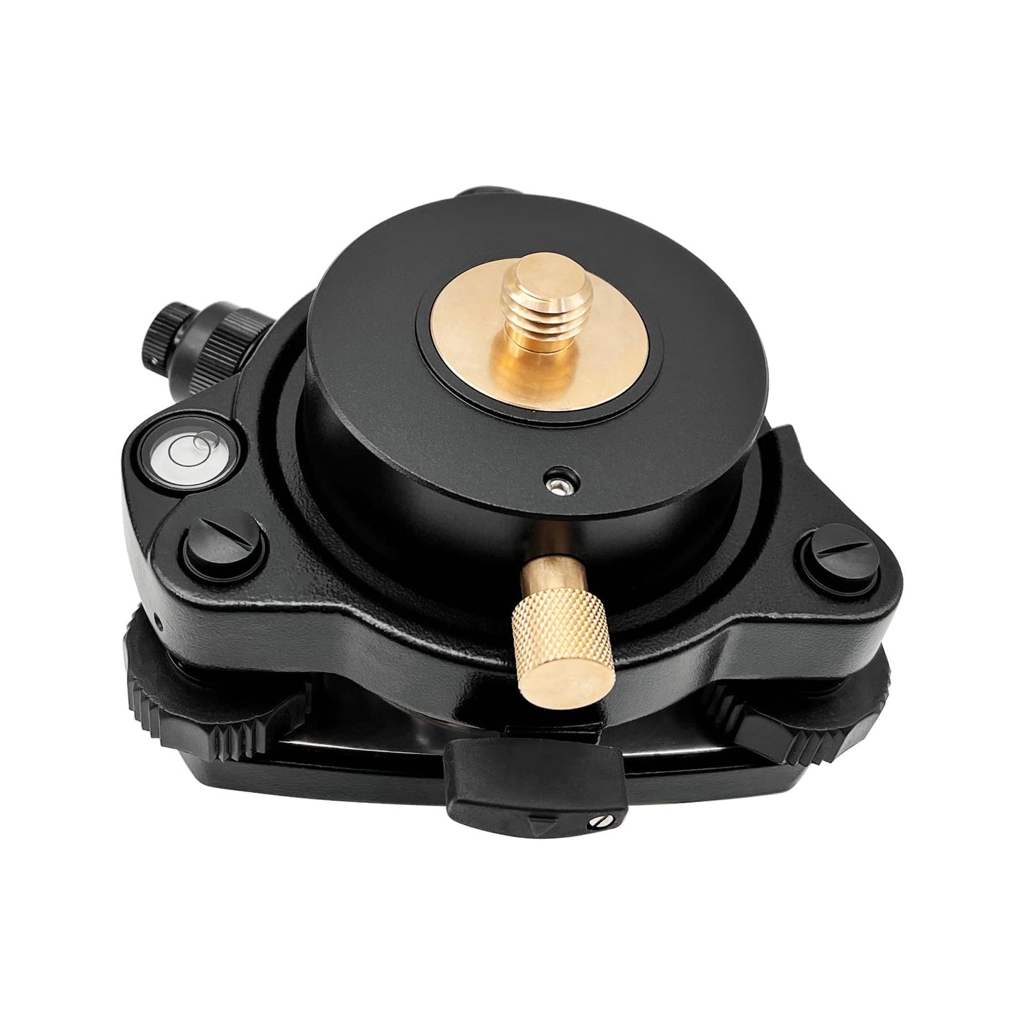 Surveying Tribrach Adapter Kit with Optical Plummet and 360° Rotating Prism Base 5/8-11 Thread Mount Set for GPS GNSS Total Stations Prism Poles and Tripods