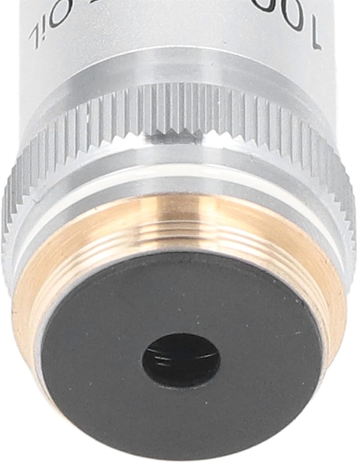 FTVOGUE 100X A100X 1.25 Achromatic Objective Lens, Brass Microscope Objective, High Magnification Numerical Aperture