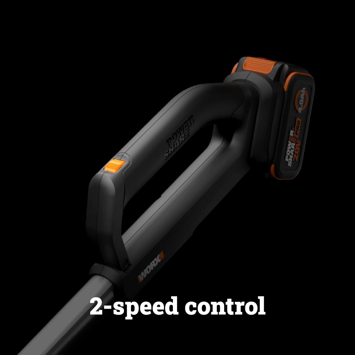 WORX Nitro Cordless Leaf Blower, Electric Blower with 410 CFM & 130 MPH, Blowers for Lawn Care with 2.3 LBS, Battery & Charger Not Included, WG543.9