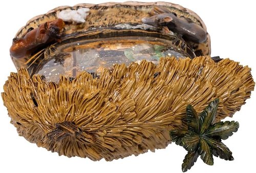 Kurt S. Adler 8-Inch Battery Operated Nativity Scene - USB Lighted with Spinning Glitter Water