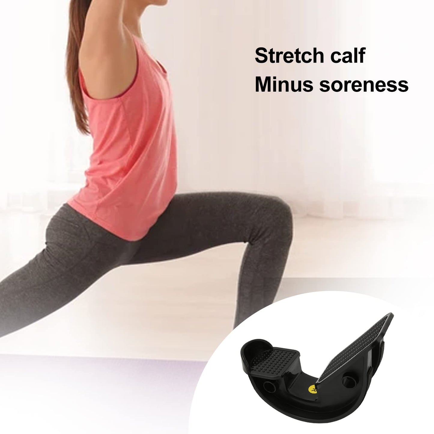 Foot Rocker Calf Stretcher, Feet Ankle & Leg Stretching for Achilles Tendinitis & Plantar Fasciitis Pain Relief, Shin Splint, Tight Calves, Arch & Heel Pain Relief - Ankle Wedge